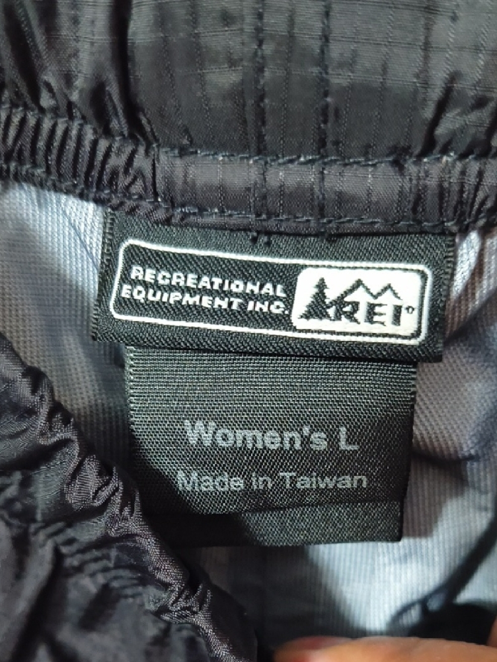 REI Black Women's Wind-Resistant Rain Track Joggers Size Large - Picture 2 of 9